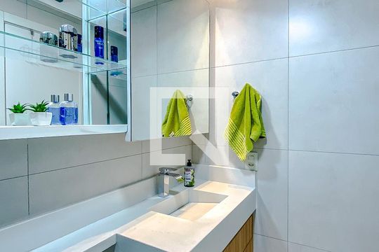 Banheiro da Suíte de apartamento à venda com 2 quartos, 77m² em Belenzinho, São Paulo