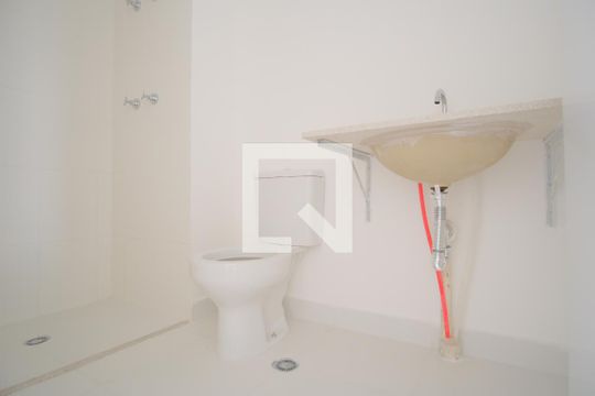Banheiro de kitnet/studio à venda com 1 quarto, 26m² em Vila Matilde, São Paulo