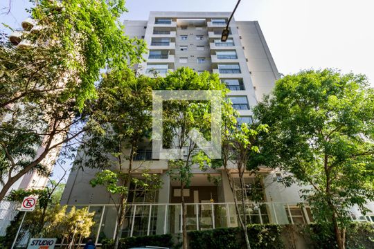 Fachada de apartamento para alugar com 1 quarto, 38m² em Vila Andrade, São Paulo