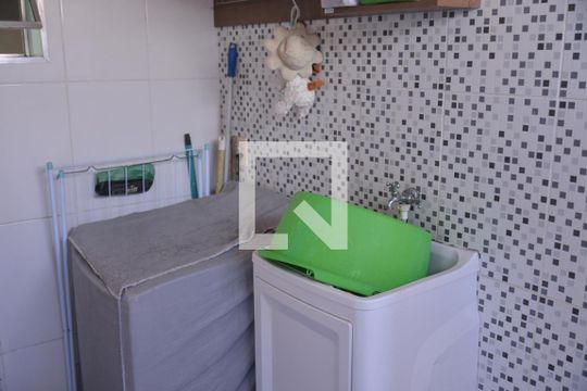 Área de Serviço de apartamento à venda com 3 quartos, 117m² em Jardim Guarará, Santo André