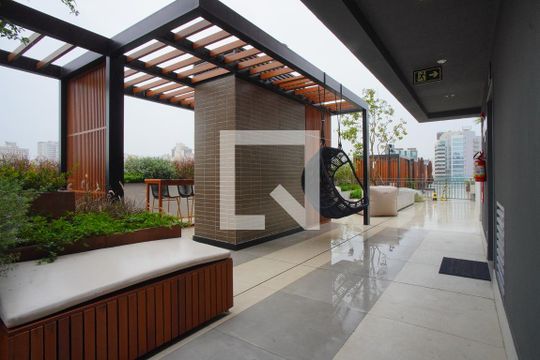 Área comum - Churrasqueiras de kitnet/studio à venda com 1 quarto, 41m² em Boa Vista, Porto Alegre