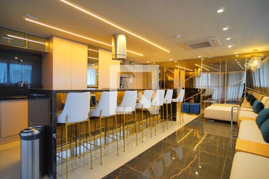 Área comum - Espaço Gourmet de kitnet/studio à venda com 1 quarto, 41m² em Boa Vista, Porto Alegre