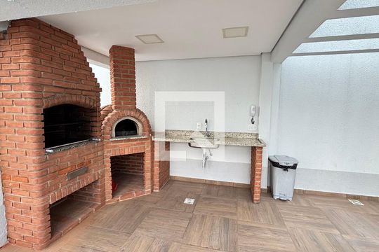 Área comum - Churrasqueira de apartamento à venda com 2 quartos, 64m² em Campestre, Santo André