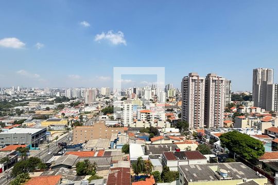 Sala - Sala de Jantar Varanda Vista de apartamento à venda com 2 quartos, 64m² em Campestre, Santo André