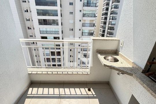 Sala - Sala de Jantar Varanda de apartamento à venda com 2 quartos, 64m² em Campestre, Santo André
