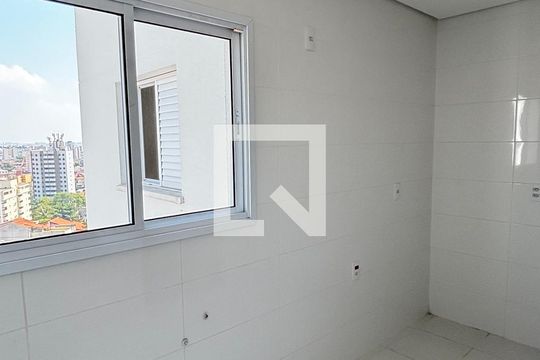 Cozinha de apartamento à venda com 2 quartos, 64m² em Campestre, Santo André