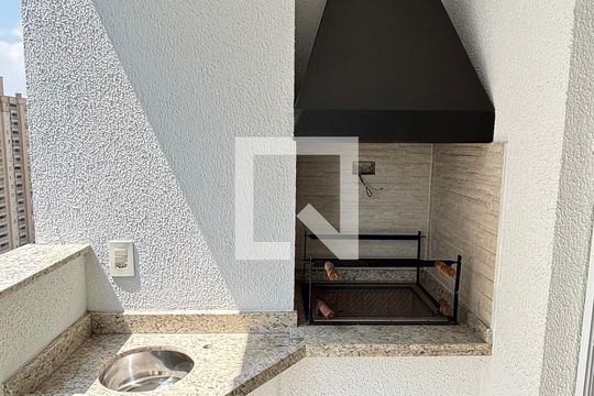 Sala - Sala de Jantar Varanda de apartamento à venda com 2 quartos, 64m² em Campestre, Santo André