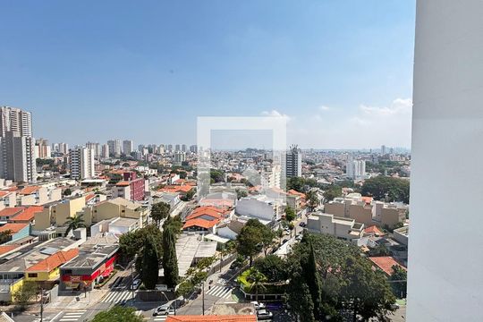 Área de Serviço Vista de apartamento à venda com 2 quartos, 64m² em Campestre, Santo André