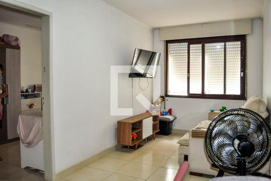 Sala de apartamento à venda com 1 quarto, 44m² em Petrópolis, Porto Alegre