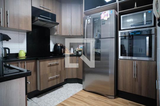 Cozinha de casa de condomínio à venda com 2 quartos, 70m² em Vila Santa Teresa (zona Leste), São Paulo