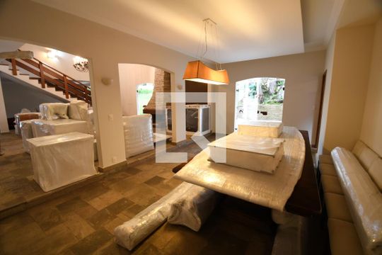 Sala de casa de condomínio à venda com 6 quartos, 1120m² em Condomínio Chácaras do Alto da Nova Campinas, Campinas