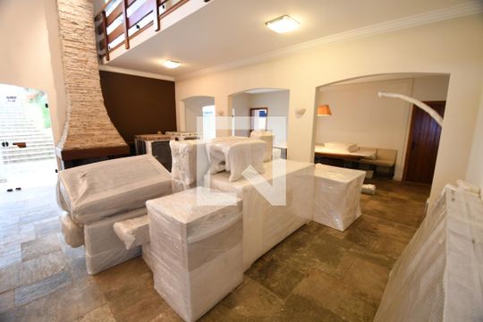 Sala de casa de condomínio à venda com 6 quartos, 1120m² em Condomínio Chácaras do Alto da Nova Campinas, Campinas