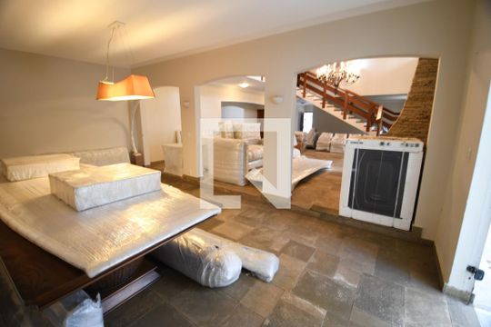 Sala de casa de condomínio à venda com 6 quartos, 1120m² em Condomínio Chácaras do Alto da Nova Campinas, Campinas
