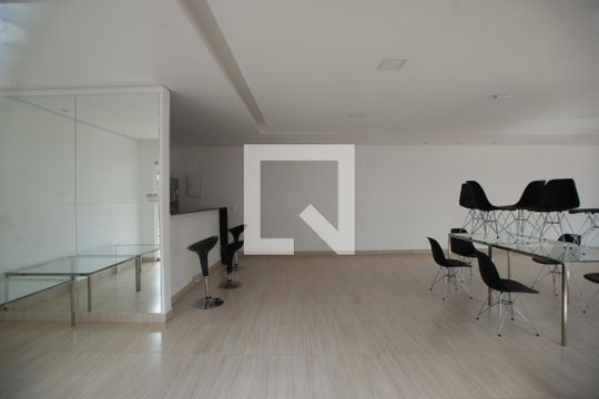 Área comum - Salão de festas de apartamento para alugar com 2 quartos, 45m² em Chácaras Hipica, Ribeirão Preto