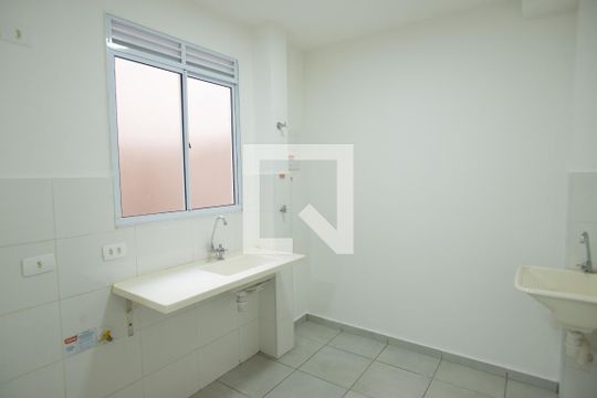 Cozinha de apartamento para alugar com 2 quartos, 45m² em Chácaras Hipica, Ribeirão Preto