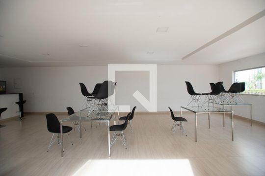Área comum - Salão de festas de apartamento para alugar com 2 quartos, 45m² em Chácaras Hipica, Ribeirão Preto