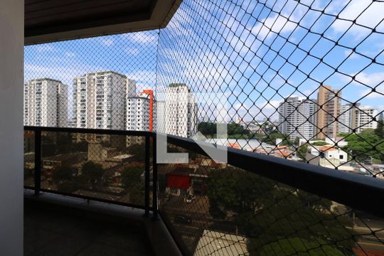 Varanda da Sala de apartamento à venda com 4 quartos, 200m² em Jardim Bela Vista, Santo André