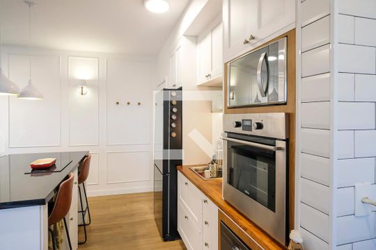 Cozinha de apartamento à venda com 3 quartos, 77m² em Vila Caminho do Mar, São Bernardo do Campo