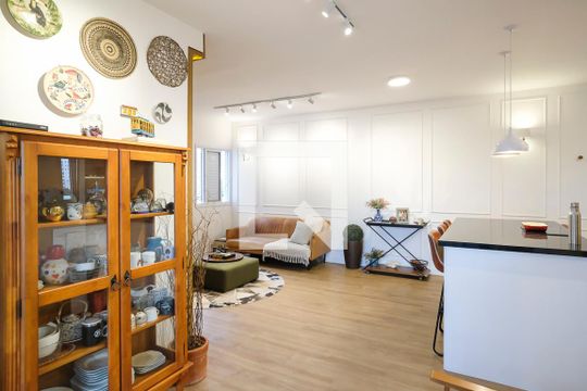 Sala de apartamento à venda com 3 quartos, 77m² em Vila Caminho do Mar, São Bernardo do Campo