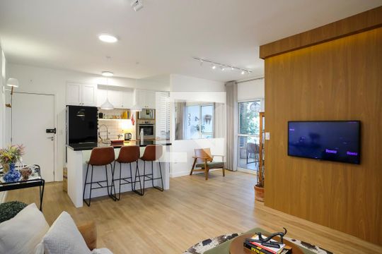 Sala de apartamento à venda com 3 quartos, 77m² em Vila Caminho do Mar, São Bernardo do Campo