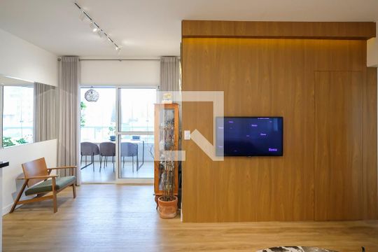 Sala de apartamento à venda com 3 quartos, 77m² em Vila Caminho do Mar, São Bernardo do Campo