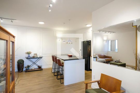 Sala de apartamento à venda com 3 quartos, 77m² em Vila Caminho do Mar, São Bernardo do Campo