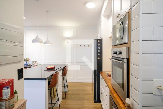 Cozinha de apartamento à venda com 3 quartos, 77m² em Vila Caminho do Mar, São Bernardo do Campo