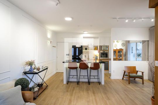 Sala de apartamento à venda com 3 quartos, 77m² em Vila Caminho do Mar, São Bernardo do Campo
