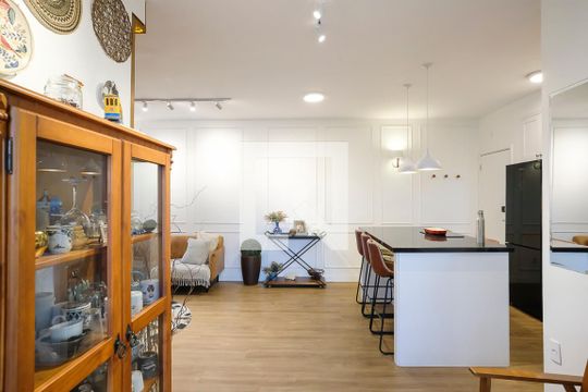 Sala de apartamento à venda com 3 quartos, 77m² em Vila Caminho do Mar, São Bernardo do Campo