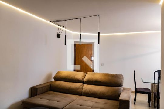 Sala de apartamento à venda com 3 quartos, 83m² em Belvedere, Belo Horizonte