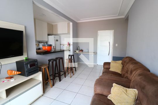 Sala de apartamento para alugar com 2 quartos, 108m² em Vila Caiçara, Praia Grande