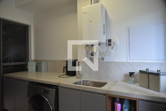 Área de Serviço de apartamento à venda com 3 quartos, 153m² em Jardim, Santo André