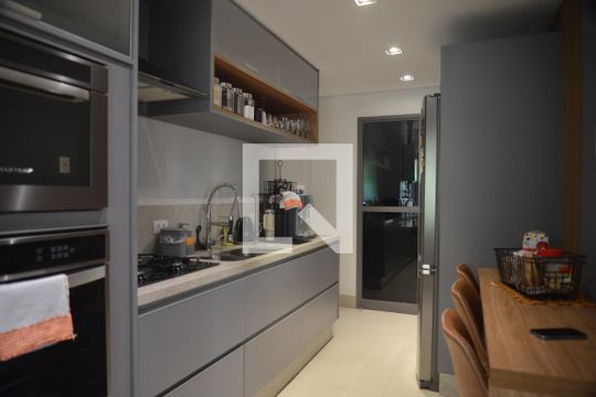 Cozinha de apartamento à venda com 3 quartos, 153m² em Jardim, Santo André