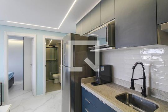 Cozinha de apartamento à venda com 2 quartos, 34m² em Vila Prudente, São Paulo