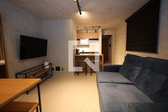 Sala de apartamento à venda com 2 quartos, 68m² em Vila Rosa, Goiânia