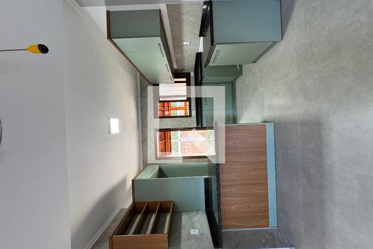 Cozinha de casa de condomínio à venda com 3 quartos, 102m² em Scharlau, São Leopoldo