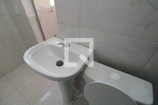 Banheiro de apartamento para alugar com 1 quarto, 40m² em Jardim Vera Cruz(zona Leste), São Paulo