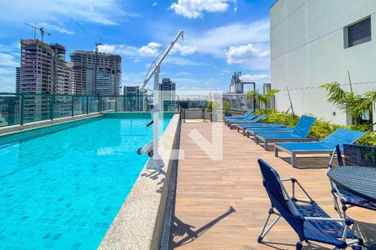 Área comum - Piscina de kitnet/studio à venda com 1 quarto, 26m² em Cerqueira César, São Paulo