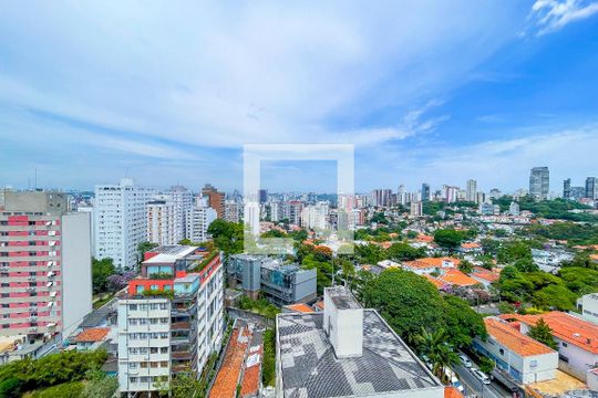 Vista da Varanda de kitnet/studio à venda com 1 quarto, 26m² em Cerqueira César, São Paulo