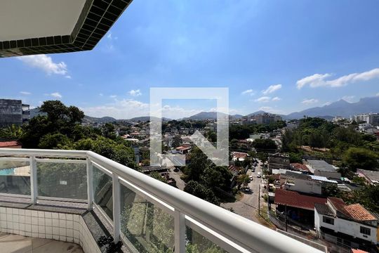 Varanda - Sala de apartamento à venda com 3 quartos, 80m² em Taquara, Rio de Janeiro