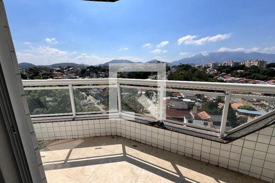 Varanda - Sala de apartamento à venda com 3 quartos, 80m² em Taquara, Rio de Janeiro