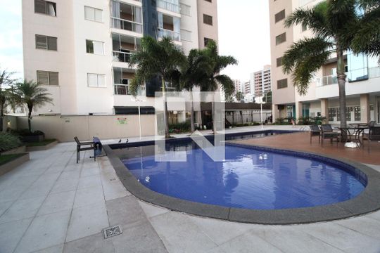 Área comum - Piscina de apartamento para alugar com 3 quartos, 85m² em Santa Mônica, Uberlândia