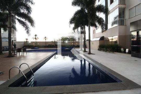 Área comum - Piscina de apartamento para alugar com 3 quartos, 85m² em Santa Mônica, Uberlândia