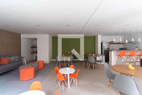 Área comum - Salão de festas de apartamento para alugar com 2 quartos, 35m² em Cidade Patriarca, São Paulo