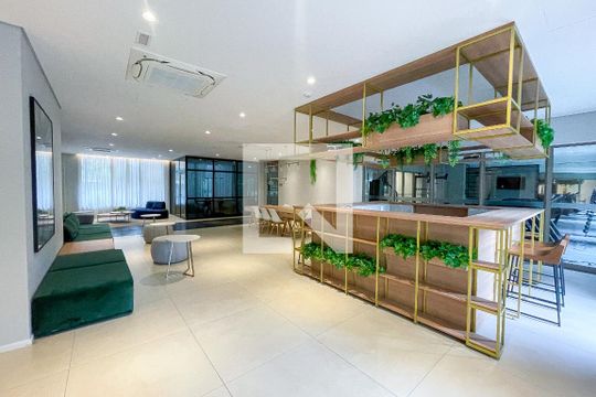 Área comum de kitnet/studio para alugar com 1 quarto, 27m² em Sumarezinho, São Paulo