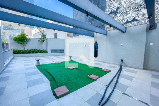 Área comum - Academia de kitnet/studio à venda com 1 quarto, 37m² em Pinheiros, São Paulo