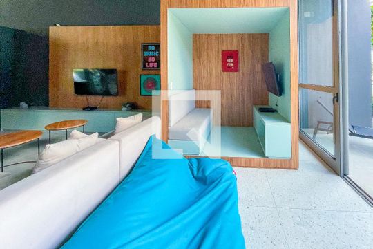Área comum - Salão de jogos de kitnet/studio à venda com 1 quarto, 27m² em Pinheiros, São Paulo