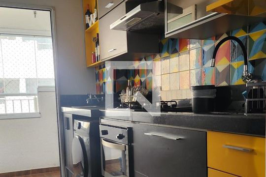 Cozinha de apartamento à venda com 2 quartos, 54m² em Centro, São Bernardo do Campo