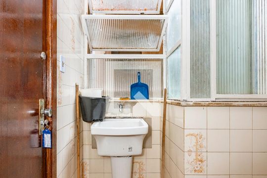 Área de Serviço de apartamento à venda com 3 quartos, 107m² em Centro, Belo Horizonte