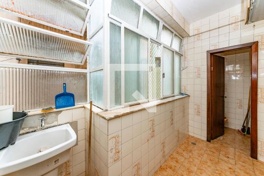 Área de Serviço de apartamento à venda com 3 quartos, 107m² em Centro, Belo Horizonte